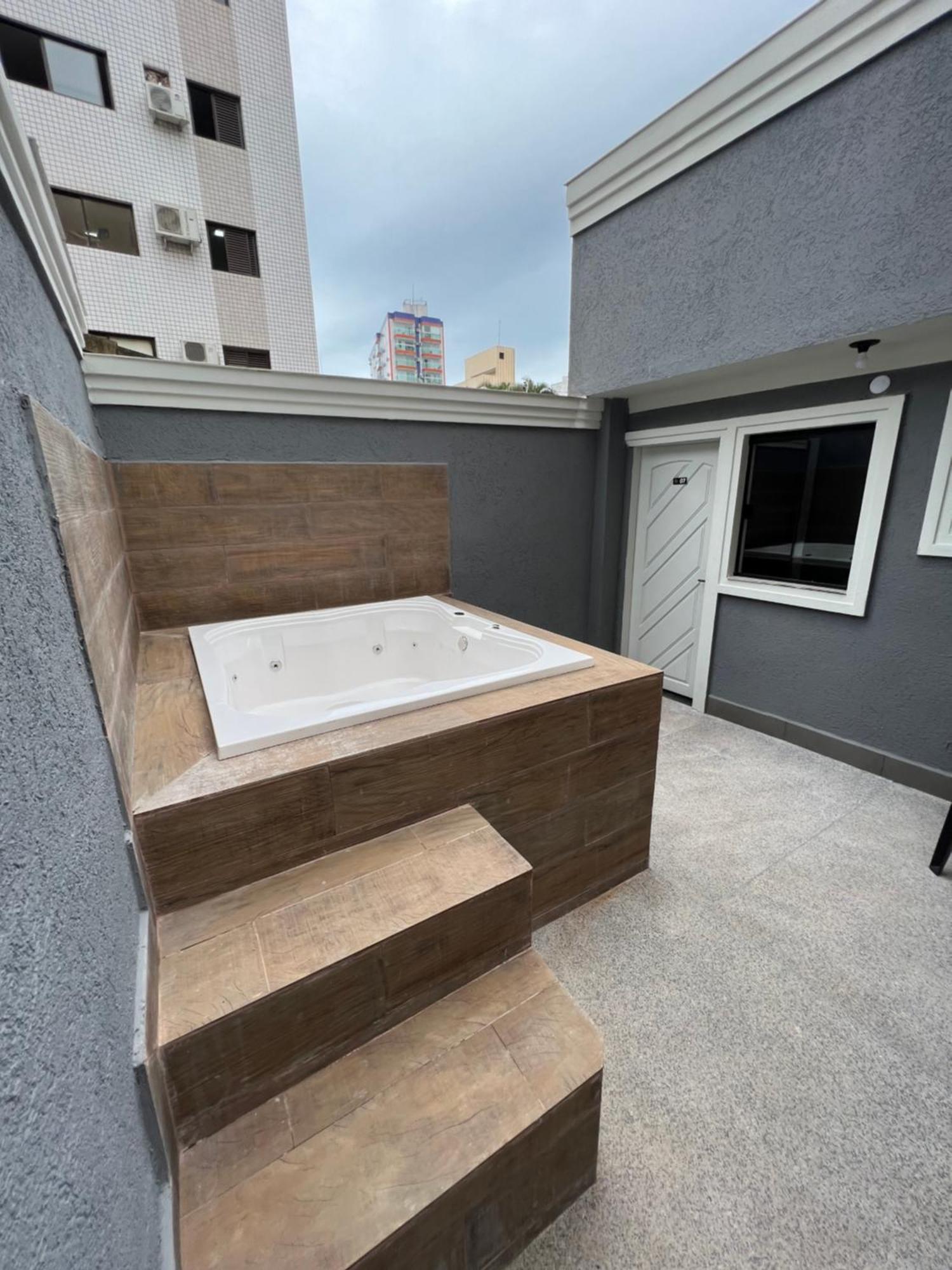 Marmeu Tombo Com Hidro Aquecida Privativa Apartment Guaruja Exterior photo