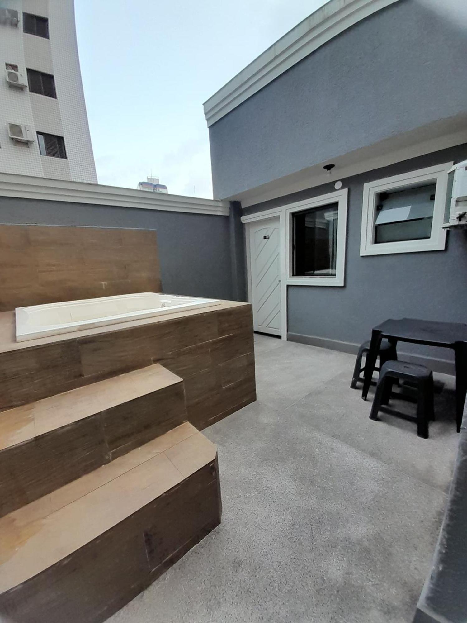 Marmeu Tombo Com Hidro Aquecida Privativa Apartment Guaruja Exterior photo
